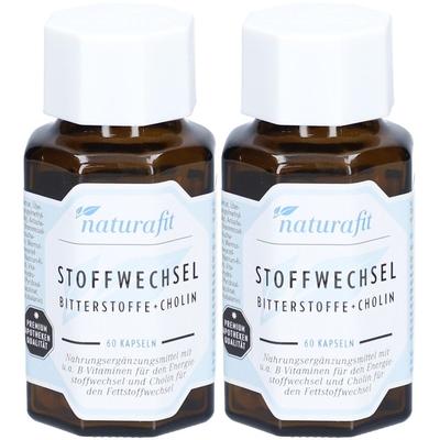 2x Naturafit Stoffwechsel Bitterstoffe+Cholin Kapseln 2x60 St