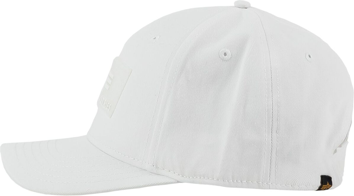Trucker Cap ALPHA INDUSTRIES "VLC Cap", Damen, Gr. onesize, weiß, Baumwolle, Caps Trucker Cap