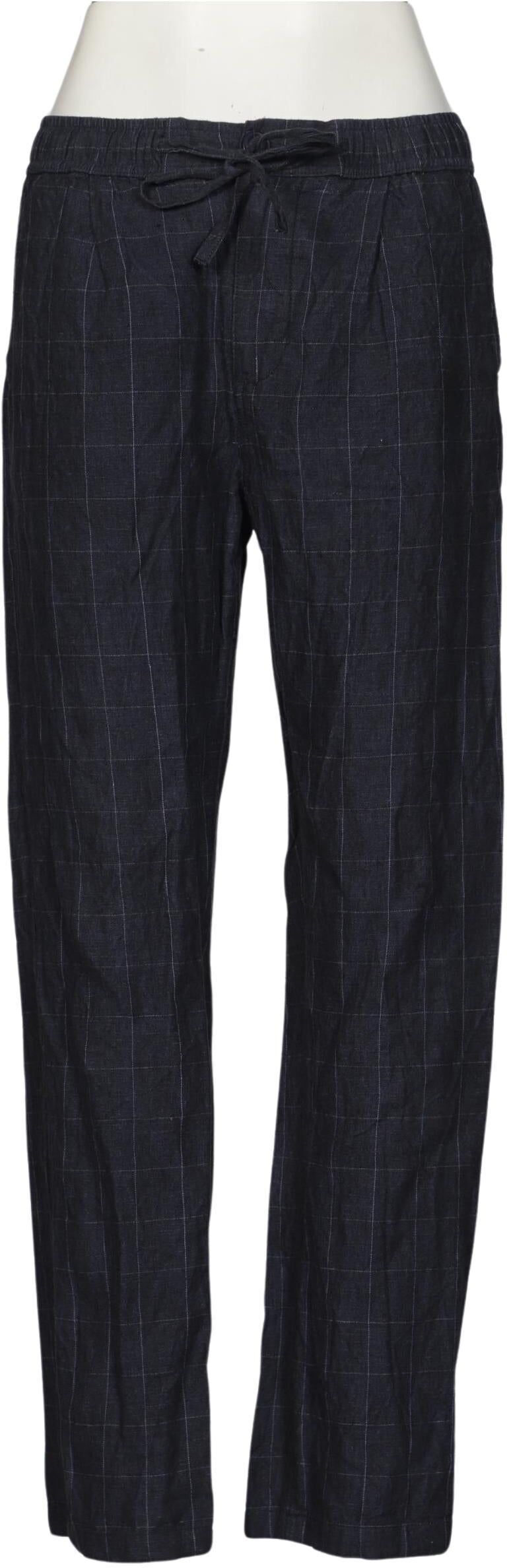 Knowledge Cotton Apparel Damen Stoffhose, Marineblau, Gr. S, Leinen / Baumwolle - Second Hand