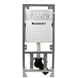Geberit, Spülkasten, UP320 inbouwreservoir frontbediening dual flush en isolatiemat