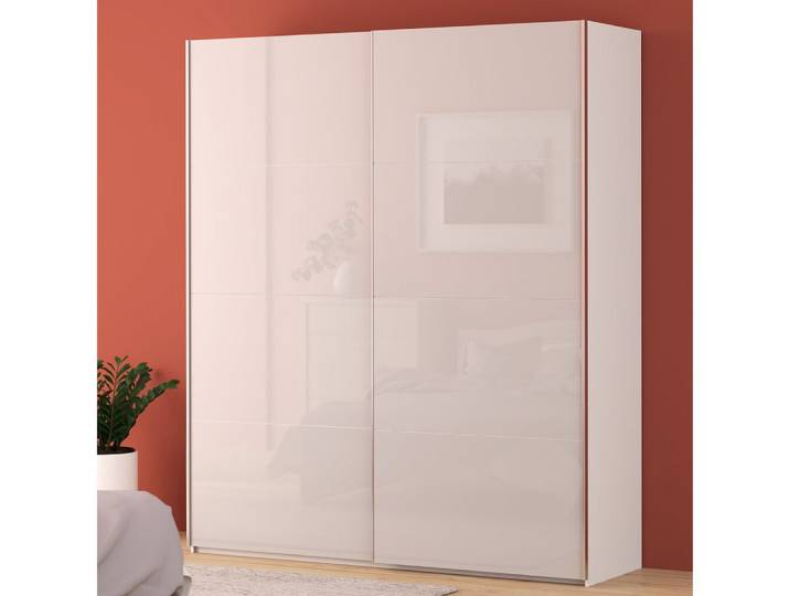 FORTE Schwebetürenschrank Fittio, Made in Europe, 2 Schiebetüren, modernes Design Höhe 2,35 mtr, stehende Montage