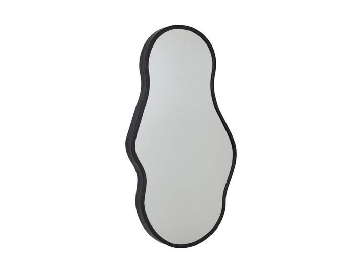 Loft42 Wandspiegel Origa Schwarz, Metall, 40x70x4 cm, Spiegel, Wandspiegel