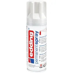 edding Acrylspray Permanent Spray Verkehrsweiß Glänzend