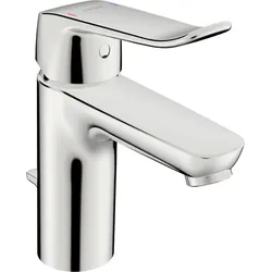 Hansa Hansacare Waschtischarmatur 46012206 mit Ablaufgarnitur, mit Ablaufgarnitur, Hebel lang, Ausladung 114 mm, chrom