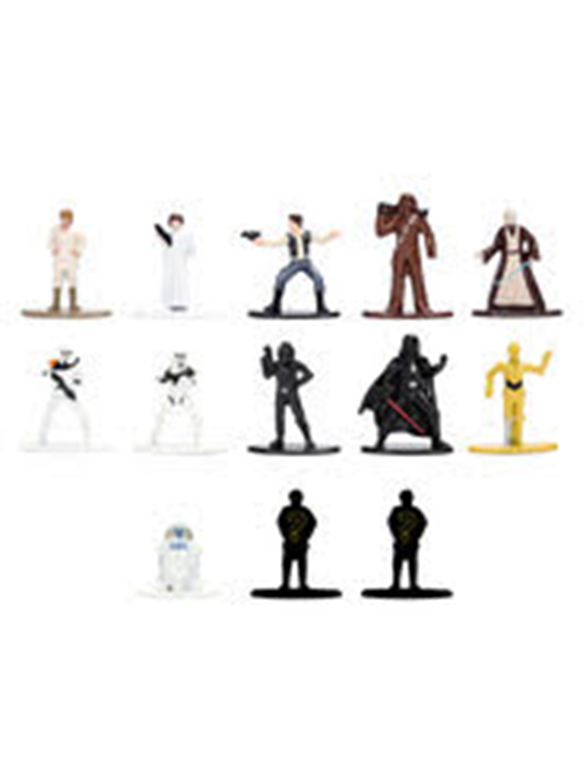Jada Toys - Star Wars Pack Nanofigs, 13-sort.