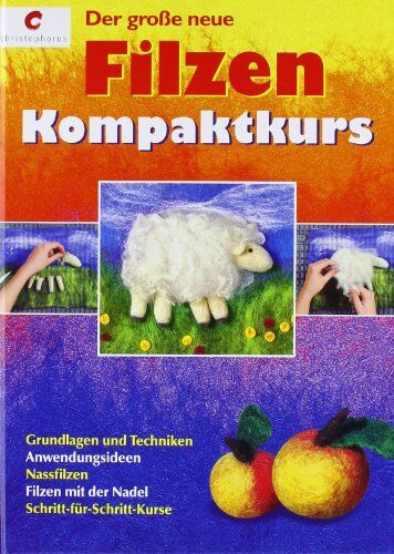 Anne Pieper - Der große neue Filzen Kompaktkurs: Grundlagen und Techniken, Anwendungsideen, Nassfilzen, Filzen mit der Nadel, Schritt-für-Schritt-Kurse - Preis vom 10.10.2026 11:48:34 h