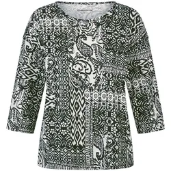 Shirt Gurli Green Cotton schwarz, 36