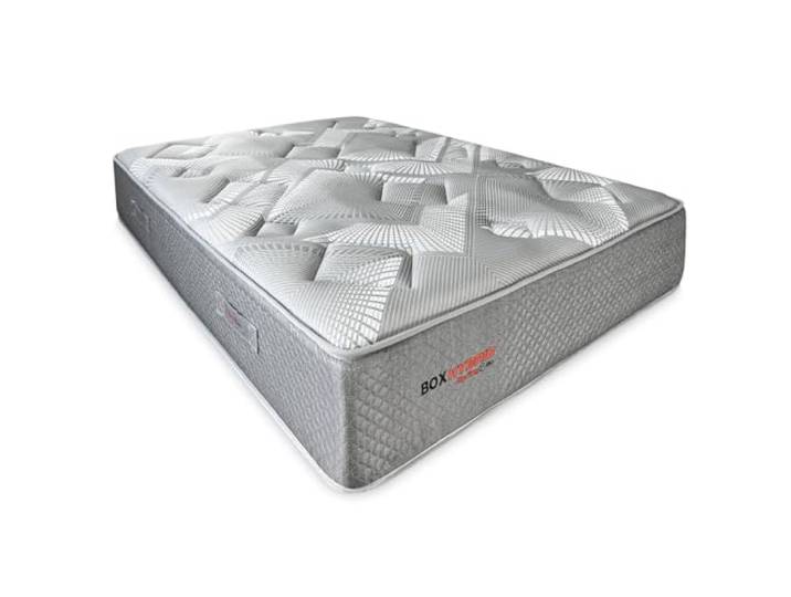 DUÉRMETE ONLINE Viskoelastische Hybrid-Matratze Box Hybrid mit Taschenfederkern, optimaler Komfort, Dicke 26 cm, mittlere Festigkeit, milbendicht, antibakteriell und hypoallergen, 150 x 180 cm