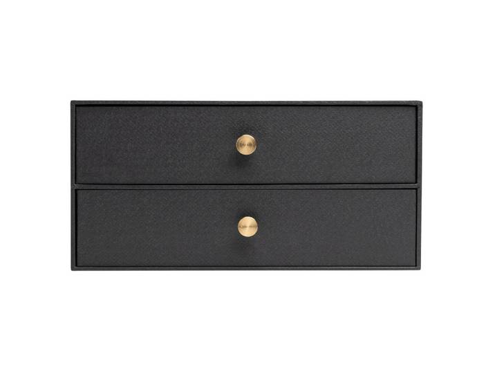 EXACOMPTA Module à deux tiroirs OfficeByMe - Noir
