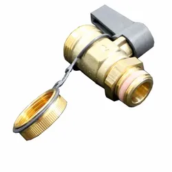 Wolf KFE Kugelhahn, AG 1/2", PN16 2071442 120 C, für LS, SLS, FWS