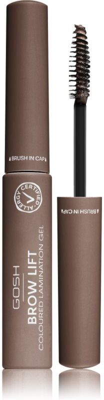 GOSH COPENHAGEN Brow Lift eyebrow gel shade 001 Grey Brown 6 ml