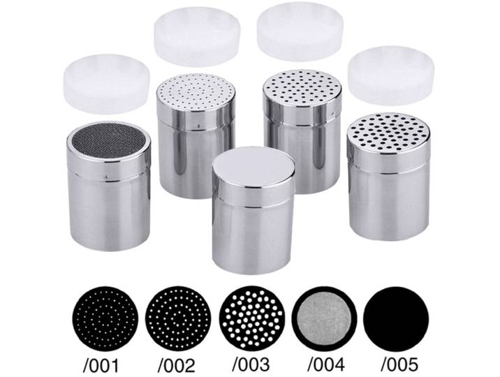 Salz- und Pfefferstreuer-Set Contacto Bander silber Metall/Kunststoff H 9.5 cm Set - Salz- und Pfefferstreuer-Set