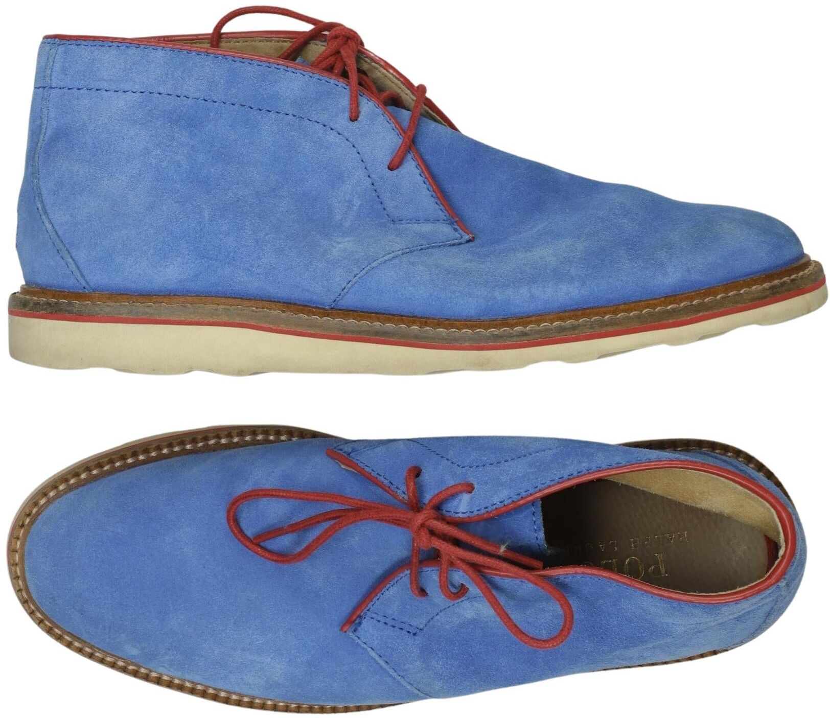 Polo Ralph Lauren Herren Stiefel, Blau, Gr. EU 40, Leder - Second Hand