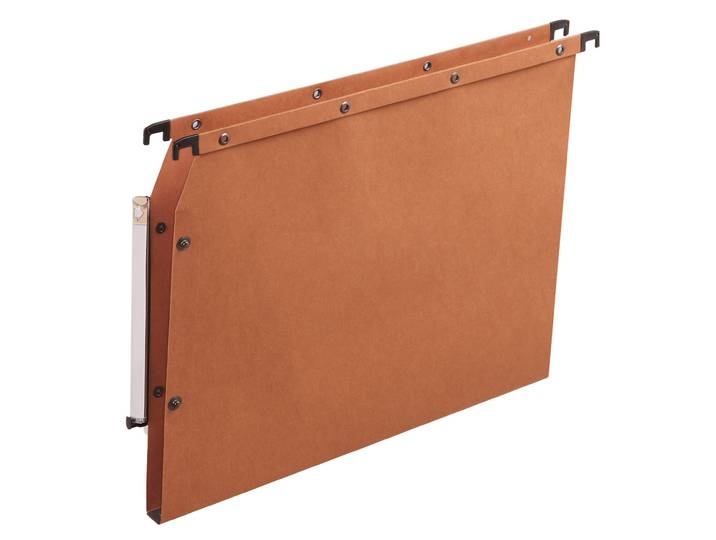 Elba Dossier suspendus pour armoire Ultimate A4 Kraft - 150 feuilles - Fond U 15 mm - Orange - Lot de 25