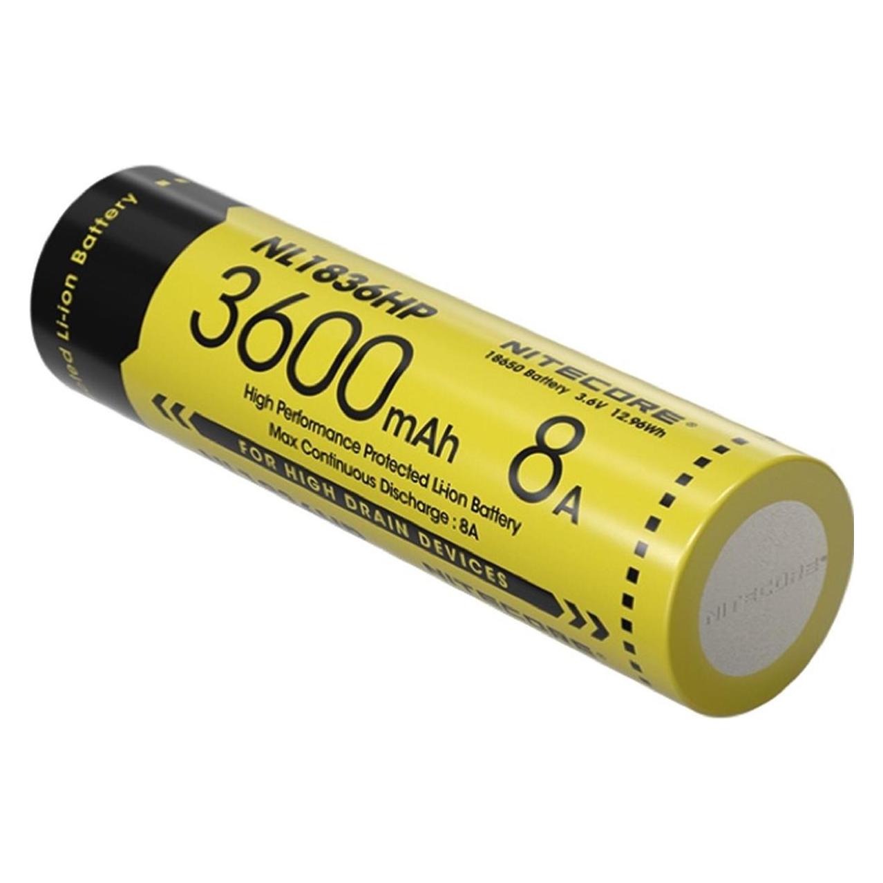 Nitecore Li-Ion Akku 18650 - 3600mAh - NL1836HP (NL1836HP(3600MAH))
