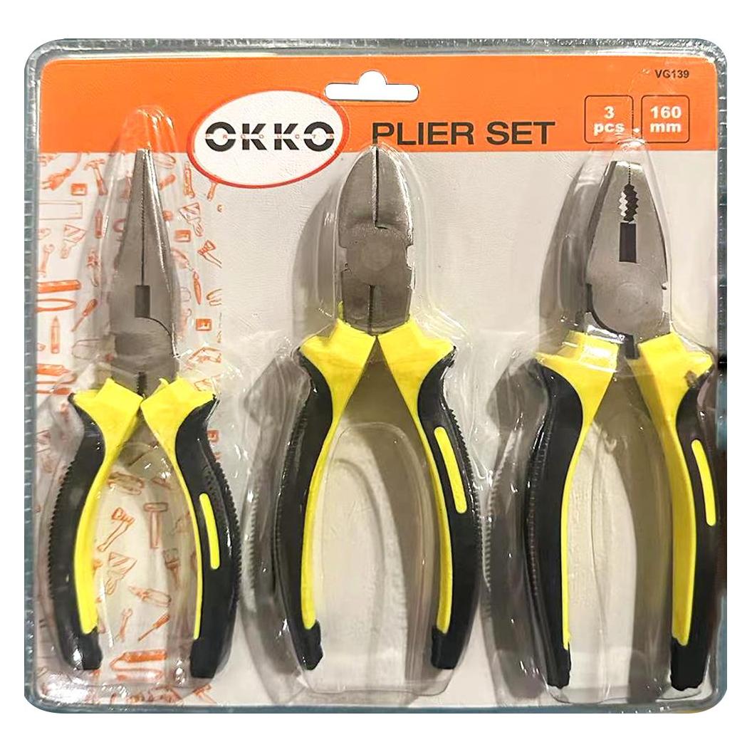 Okko PLIERS SET VG139 3PCS (VG139)