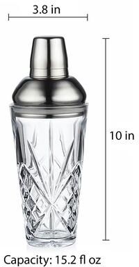 STP Goods 15.2fl oz Glass Cocktail Shaker - 15.2 fl oz