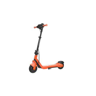 E-Scooter NAVEE "Electric Kids Scooter K100 Pro", orange, RollerB:43,5cm L:89,7cm, IPX4, App‑Geschwindigkeitslimit, RGB‑Licht, B:43,5cm L:89,7cm