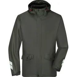James & Nicholson Unisex Workwear Regenjacke Regen-Jacke JN1846