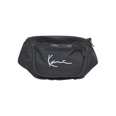 Bauchtasche KARL KANI "Karl Kani Herren KKMACCQ32011BLK Signature Waist Bag black", Gr. onesize, schwarz, Polyester, Taschen