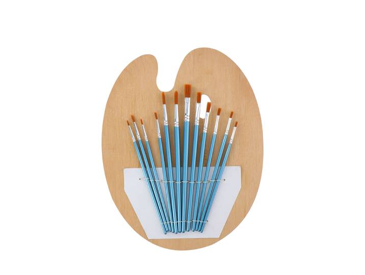 Pinsel Set Nylonhaar Palette 13-teilig