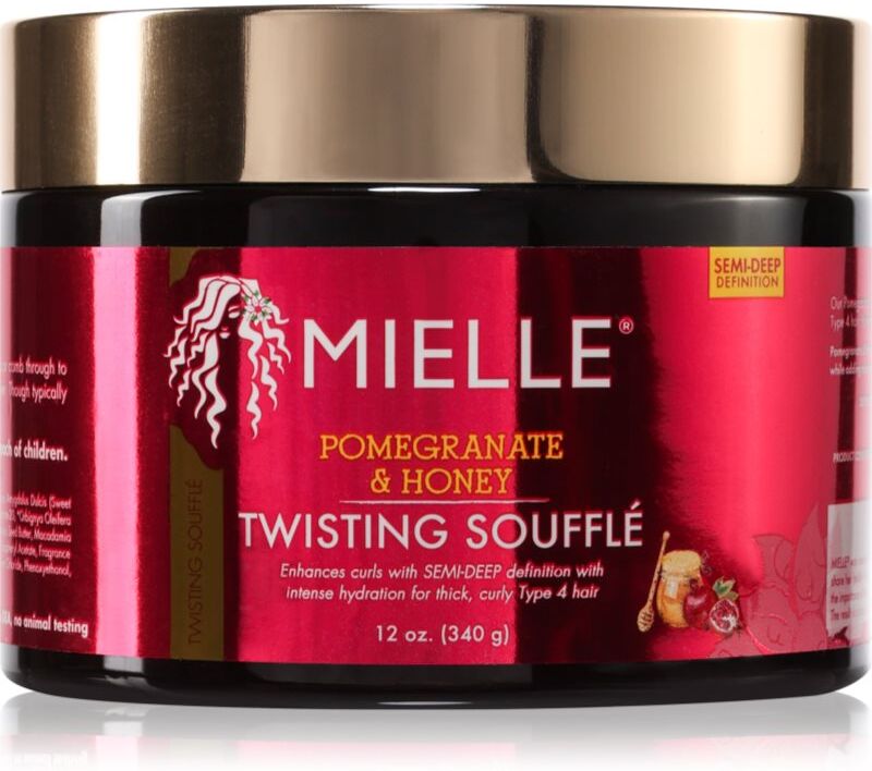 Mielle Pomegranate & Honey Twisting Soufflé crème cheveux pour cheveux bouclés et frisés 340 g