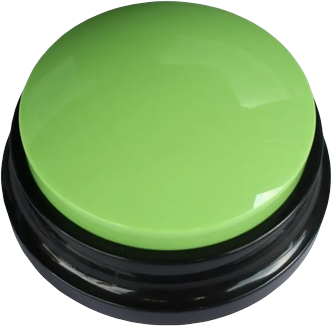 The Handy Homestead Recordable Dog Communication Buttons Talking Pet Training Buzzer green