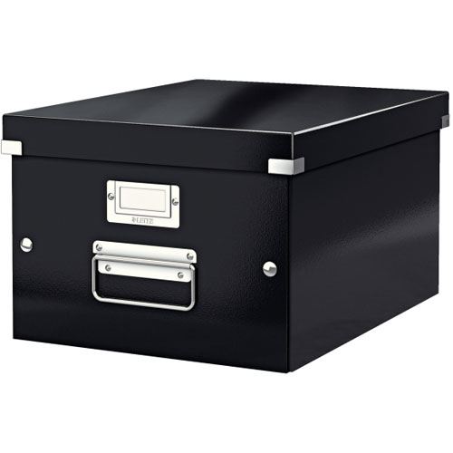 Leitz Ablagebox Click & Store WOW, DIN A4, schwarz