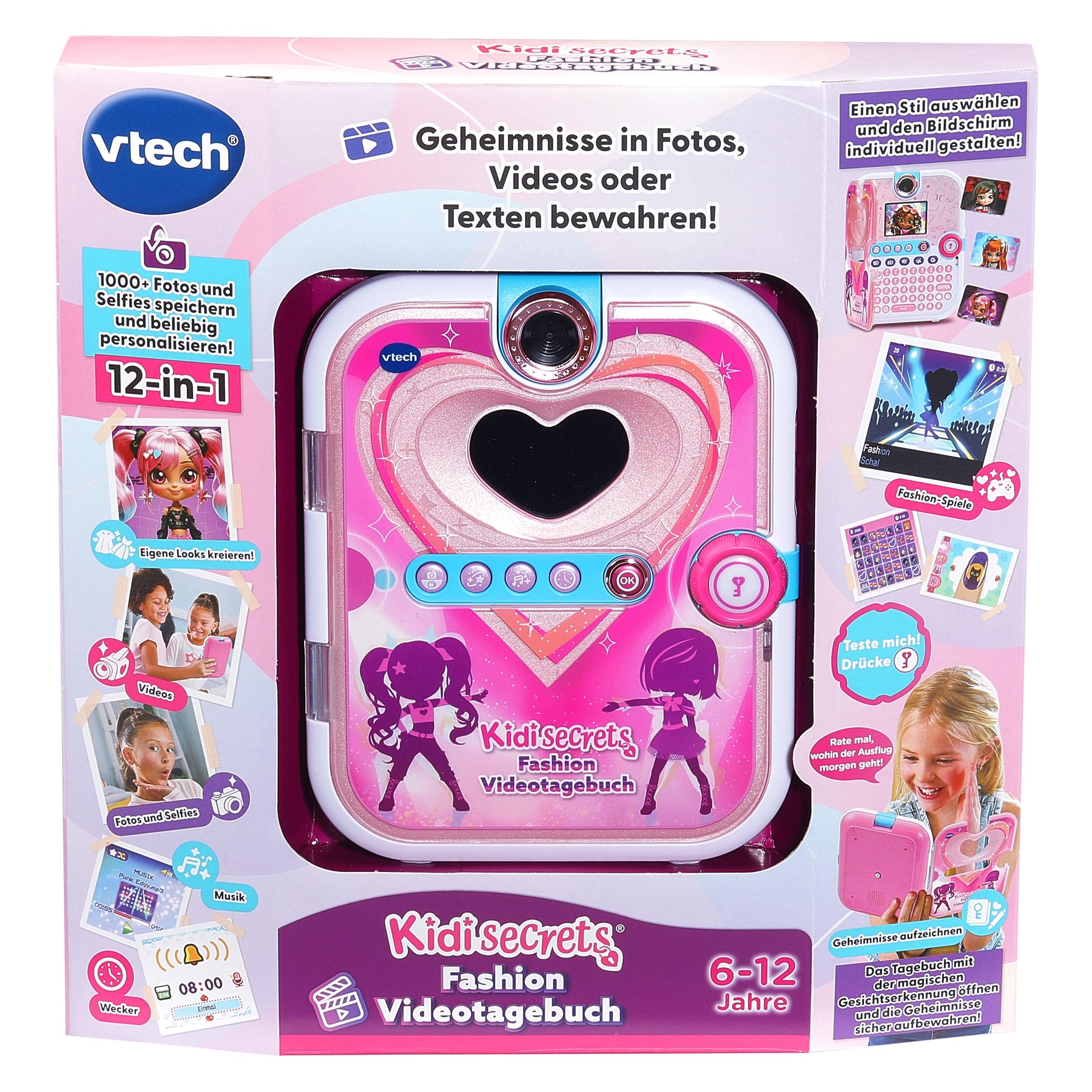 VTech KidiSecrets Fashion Videotagebuch (Deutsch, 6 - 12 Jahre) (80-594184)