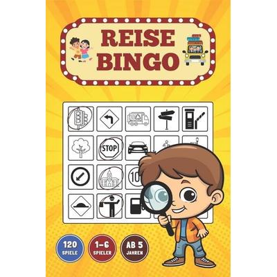 Reise Bingo 'Autofahrt' für Kinder ab 5, Taschenbuch von Manyzell, Independently Published