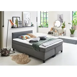 Boxspringbett SALLY (LF 180x200 cm) - Bezug: Stoff - LF 180x200 cm
