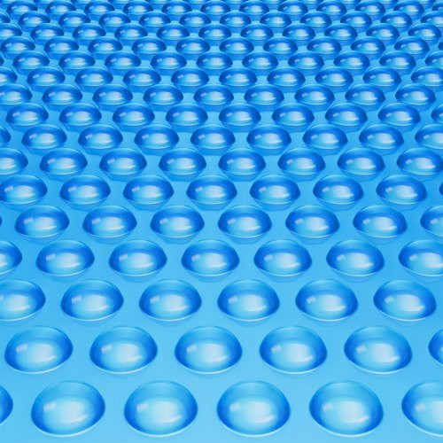 VEVOR Solar Pool Cover, Rechthoekige Thermische Zwembadafdekking, Blauw, 7,3 x 3,7 m