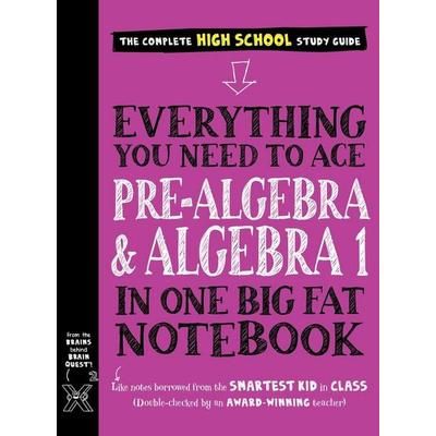 Everything You Need to Ace Pre-Algebra and Algebra 1 in One Big Fat Notebook, Taschenbuch von Workman Publishing,Jason Wang, Workman,