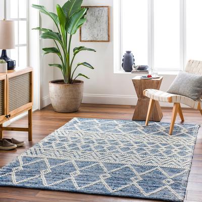 Livabliss Pernnille Handmade Farmhouse Cotton & Wool Area Rug