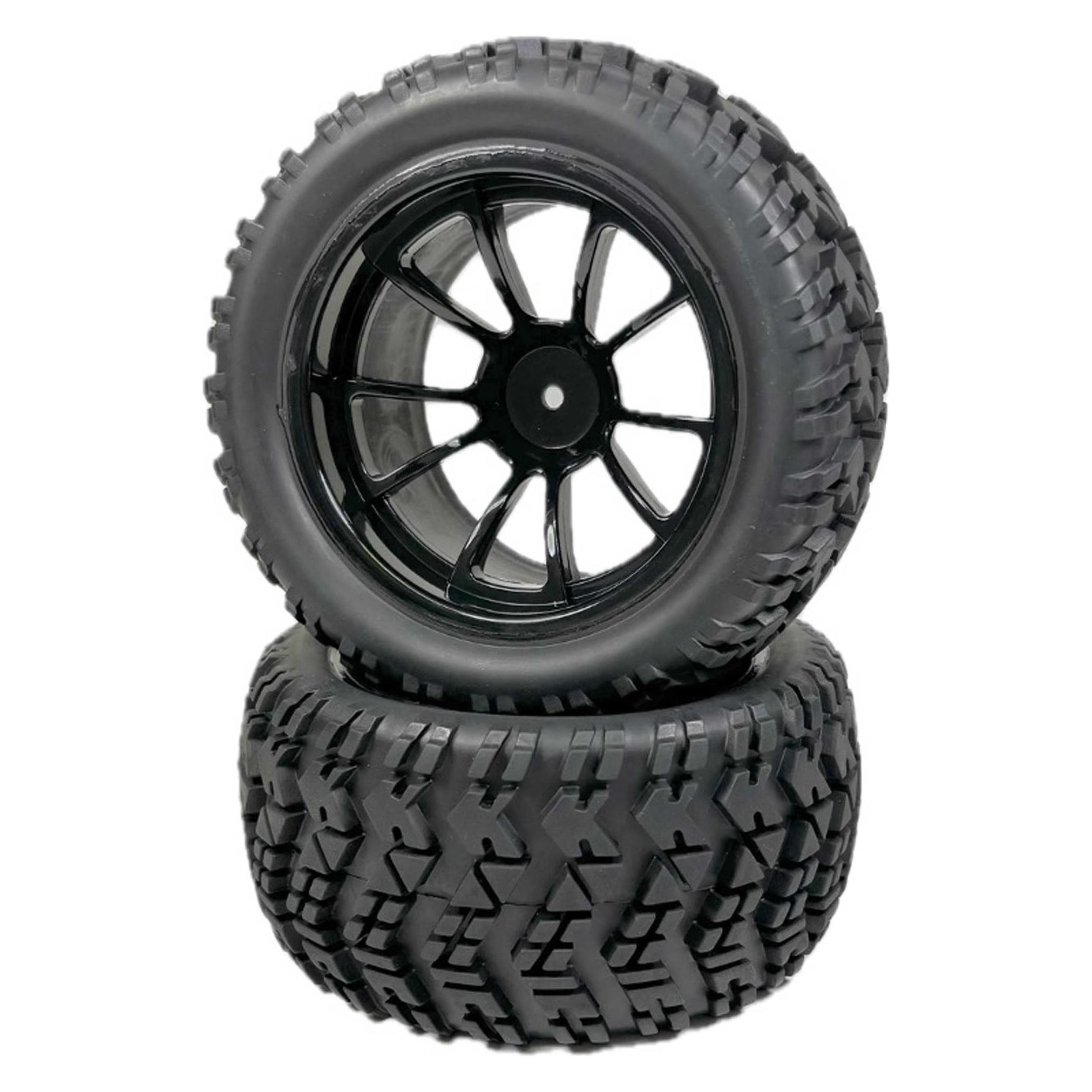 Absima 1:10 Truggy/Monster Truck Räderset schwarz (2) (2500026)