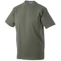 JAMES & NICHOLSON T-Shirt Gr. L Rundhals Heavy olive