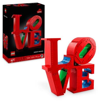 LEGO Art 31214 LOVE, Modellbau für Erwachsene, DIY Deko