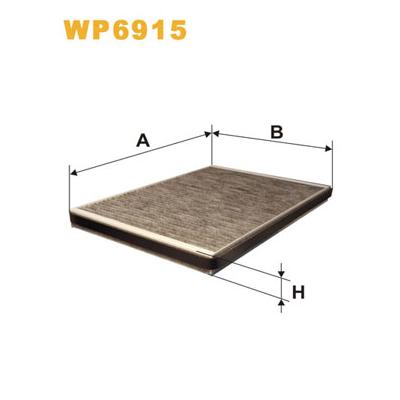 WIX FILTERS Filter, Innenraumluft WP6915 für Mercedes