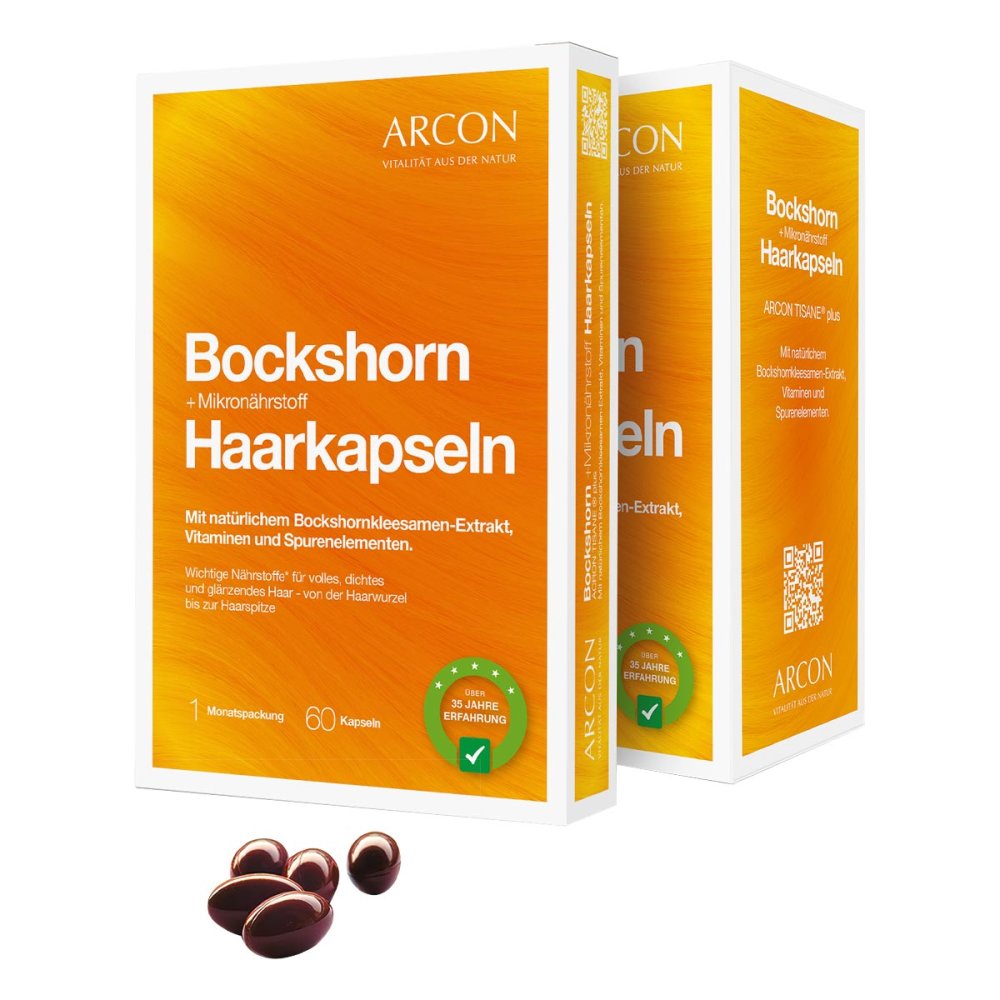 Arcon International GmbH Bockshorn Mikronährstoff Haarkapseln Tisane p Kurpackung 08101343
