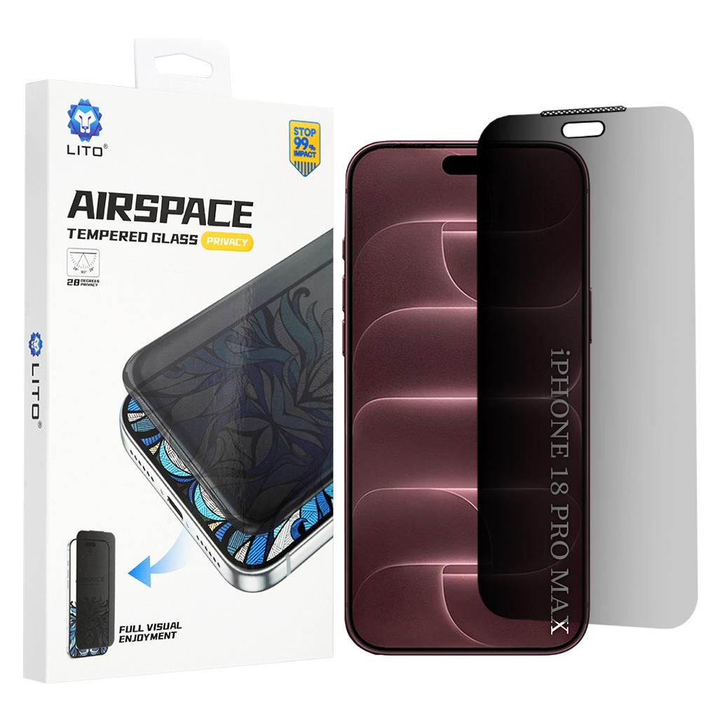 Lito - Airspace Border - iPhone 18 Pro Max - Privacy (1 Stk., Apple iPhone 18 Pro Max) (71815335)
