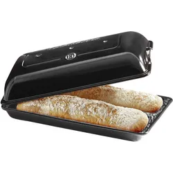 Emile Henry Ciabatta-Backform, schwarz