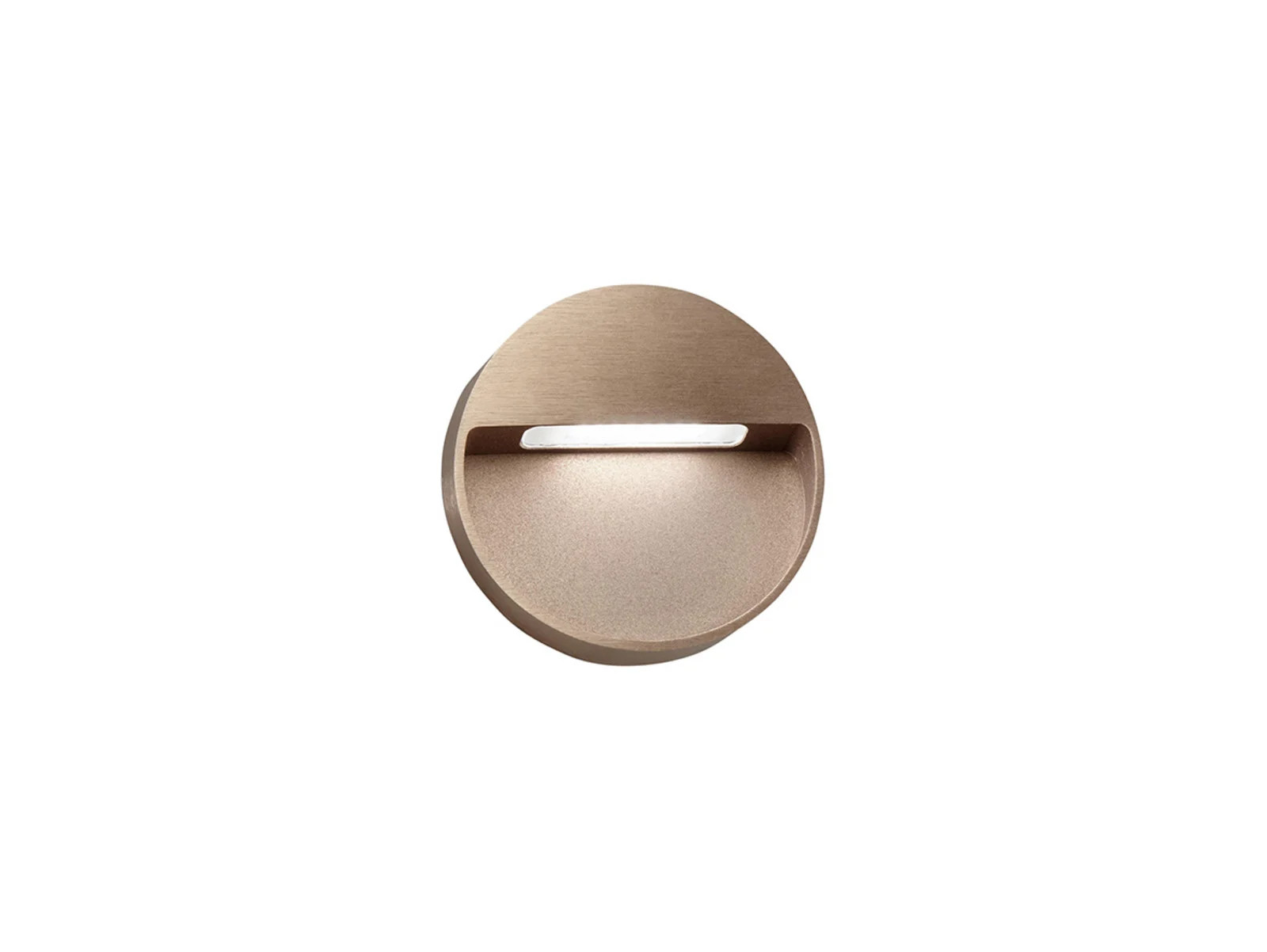 LIGHT-POINT Serious 3 wandlamp IP54 2700K roségoud - Aluminium