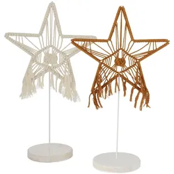 Boltze Dekoaufsteller Lene 2er Set, H 26 cm, diverse