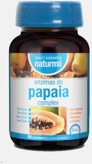 NATURMIL ENZIMA DE PAPAIA COMPLEX 90 COMPRIMIDOS