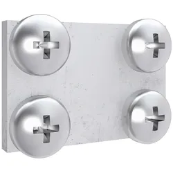 ABN PFV40N20 Prisma XS-Feldverbinder doppelt für Trägerprofile (20 Stück)