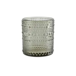 Windlicht   ¦ braun ¦ Glas ¦ Maße (cm): H: 8  Ø: 7.5