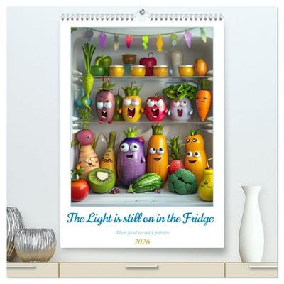 The Light ist still on in the Fridge (High Quality Premium Wall Calendar 2026 DIN A2 portrait),CALVENDO 12 Month Wall Calendar