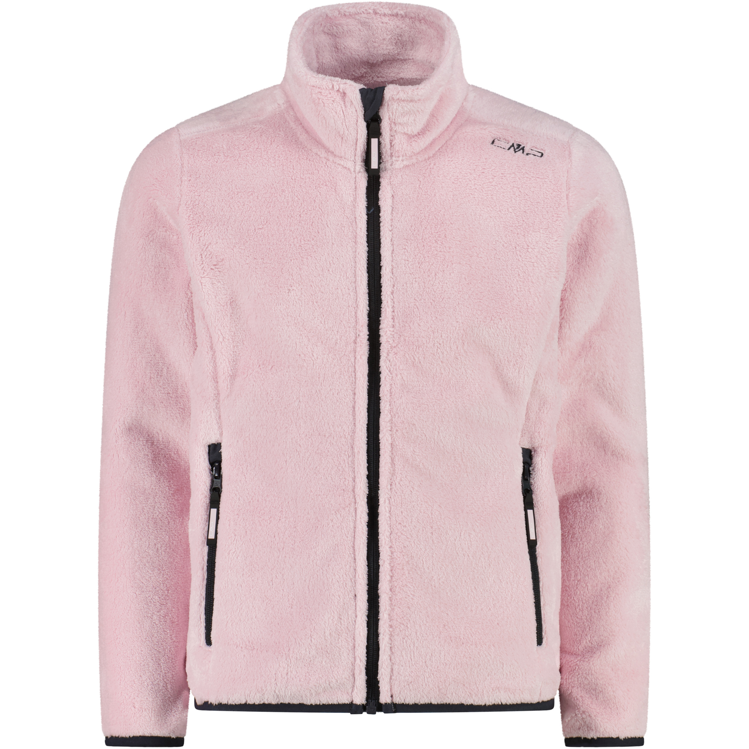CMP Girls Highloft Kinder Fleecejacke rosa Größe 128 Trekking Atmungsaktiv