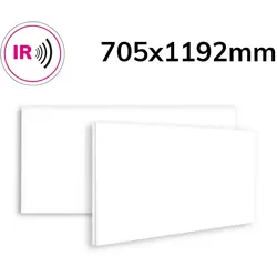 ISOLED Infrarot-Panel BEST STANDARD, IP44, 59.2 x 119.2cm, 630W, ohne Rahmen ISO-116903