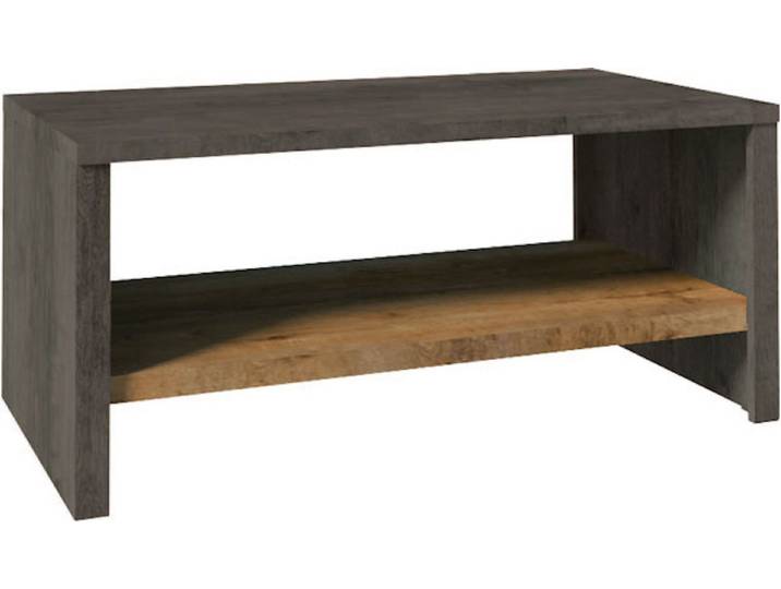 Feldmann-Wohnen Couchtisch Montana, 120x60cm eiche lefkas grau grifflos